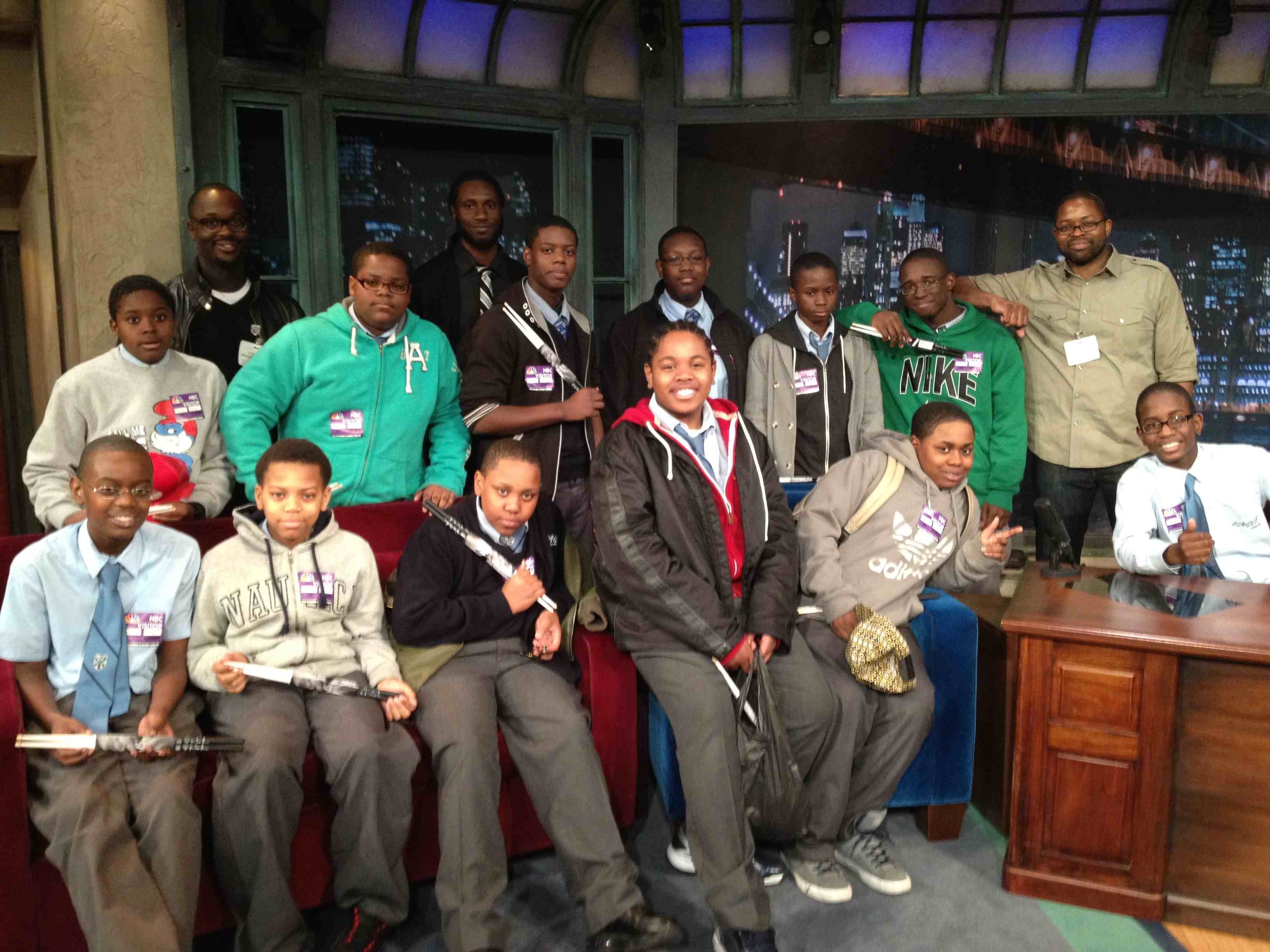 Project Expose on the couches of Late Night with Jimmy Fallon.