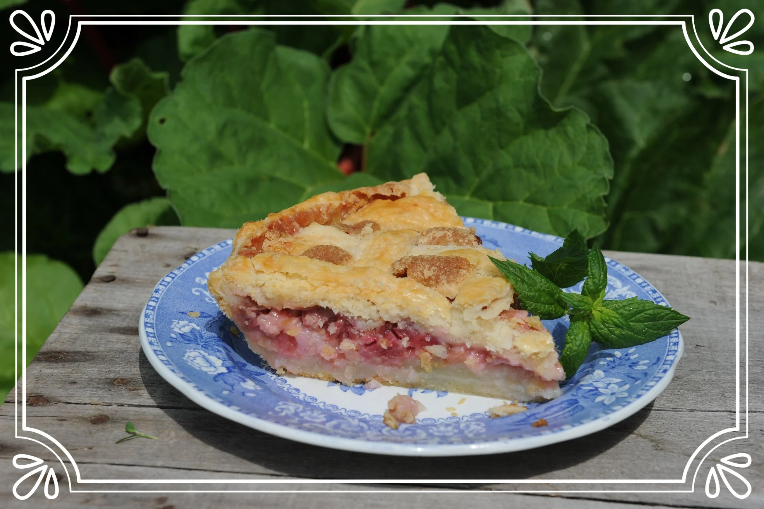 MOM's RHUBARB PIE