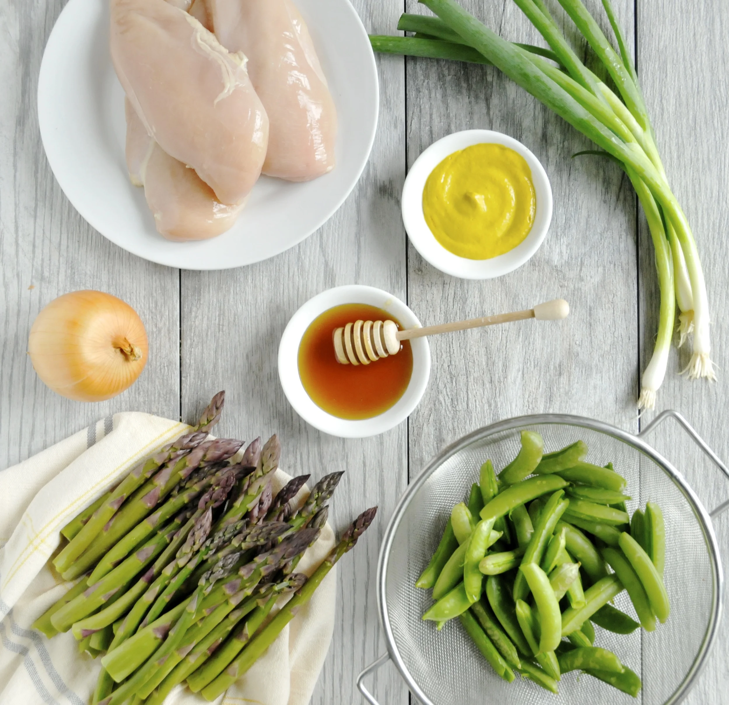 Quick and easy honey mustard chicken stir-fry