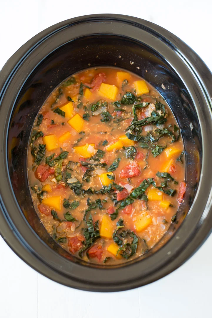 Slow Cooker Butternut Squash, Kale & Quinoa Stew — Real Food Whole Life