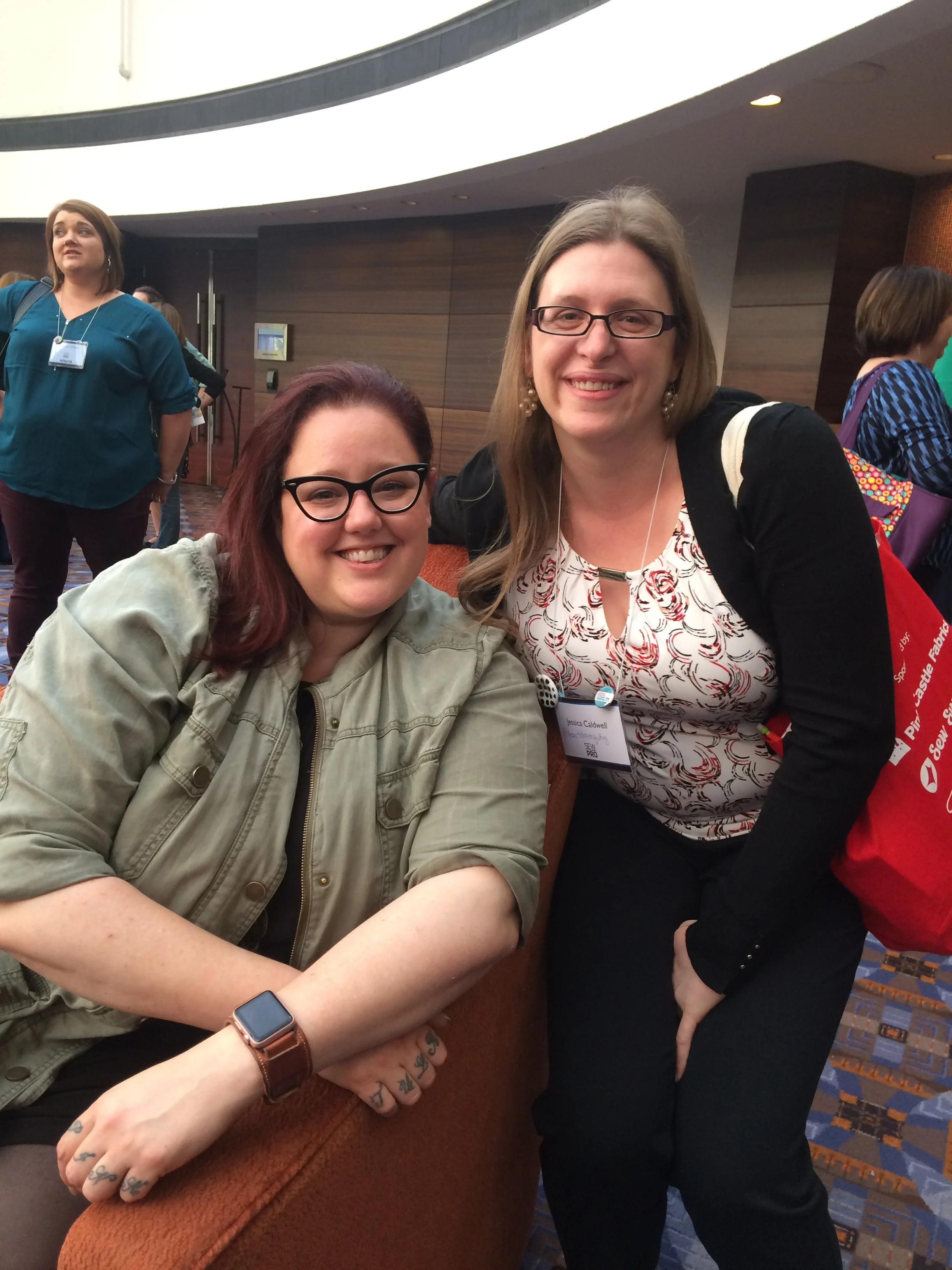 Fangirl moment with Tula Pink!