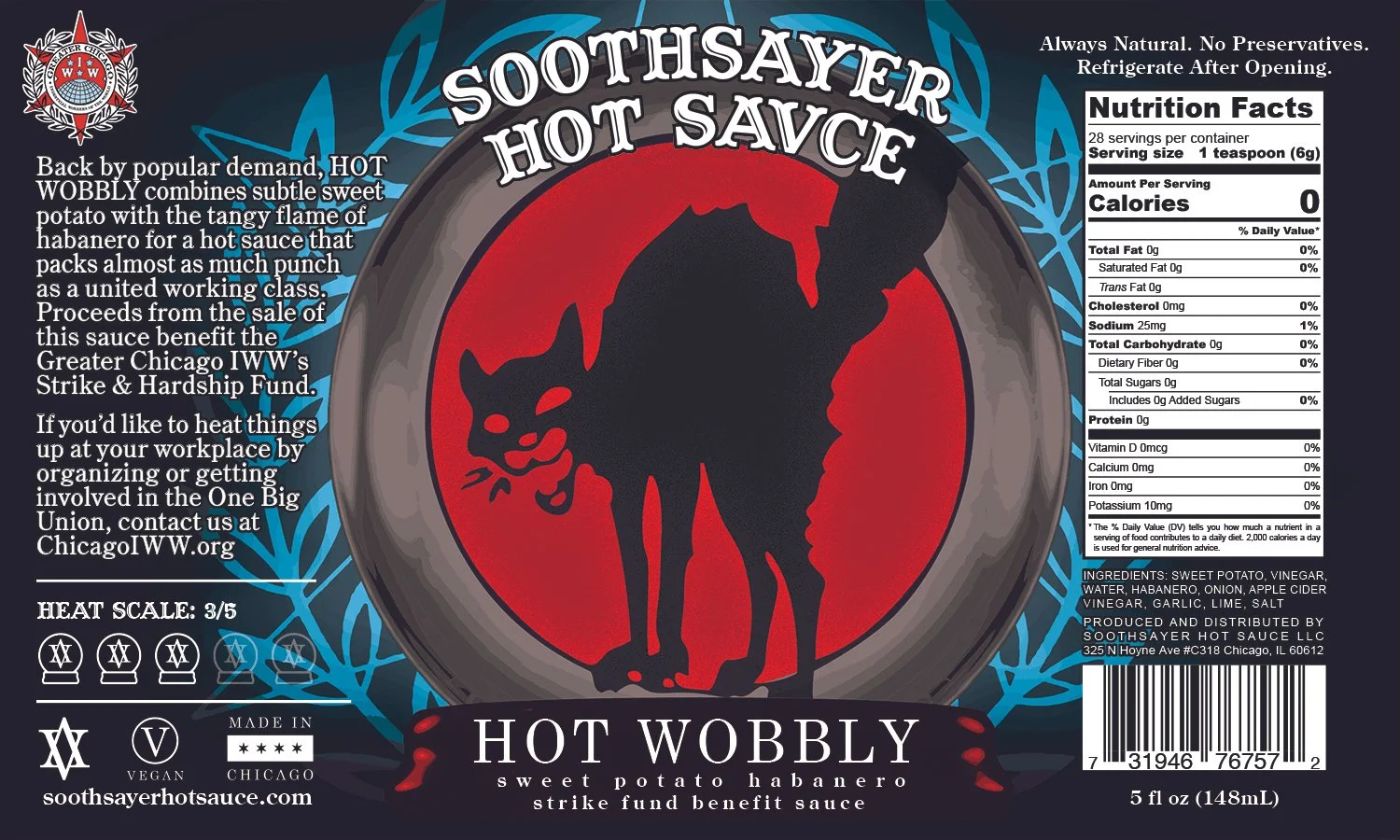 Hot Wobbly - Sweet Potato Habanero
