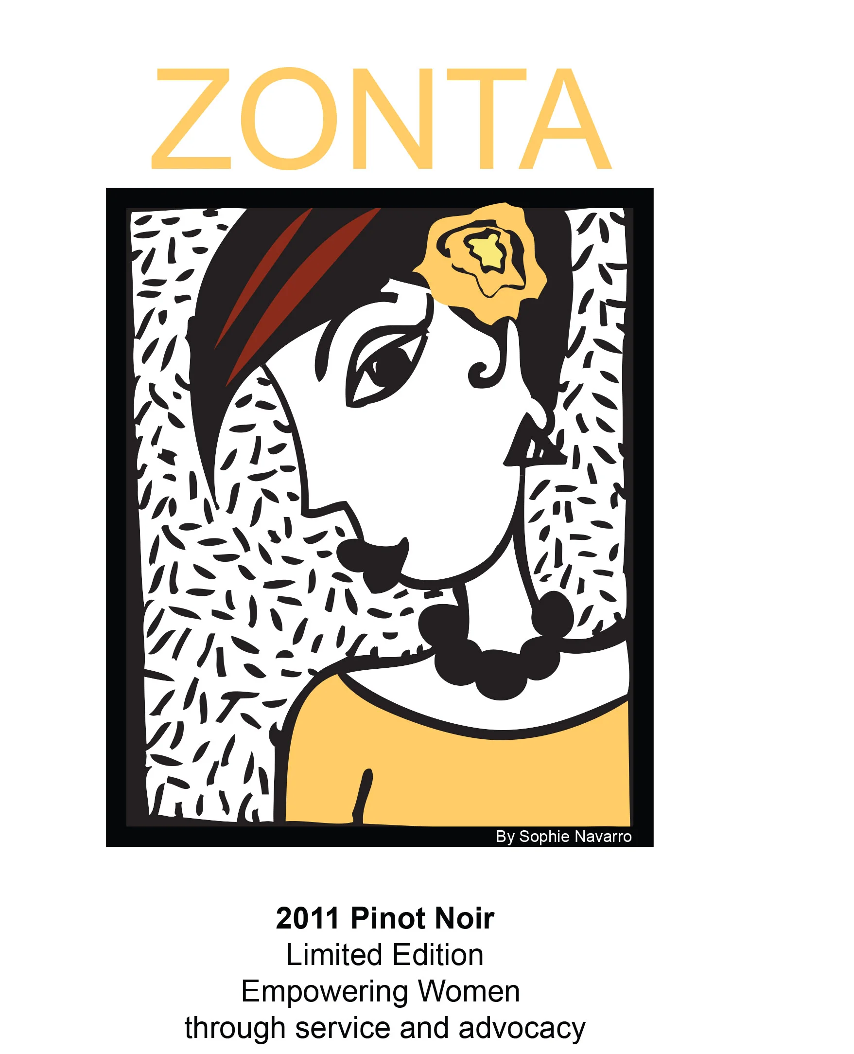 Zonta Wine Label 2011