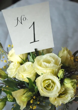 Table Numbers