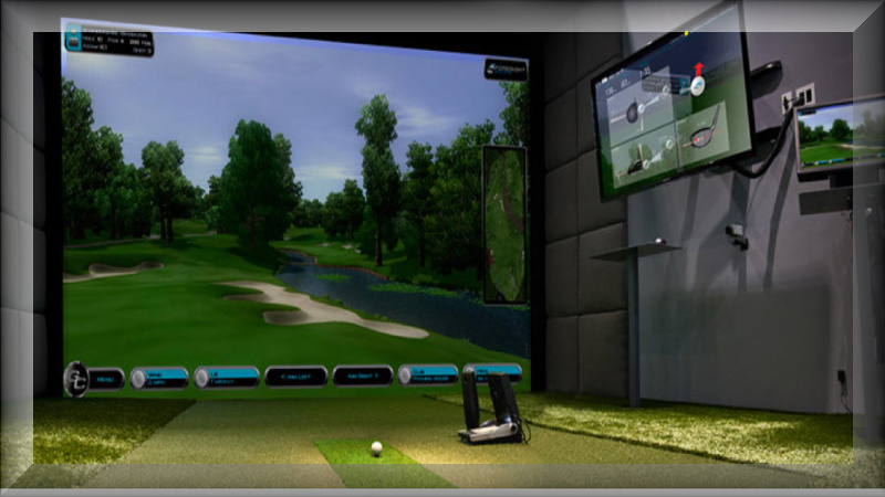 indoor golf simulator