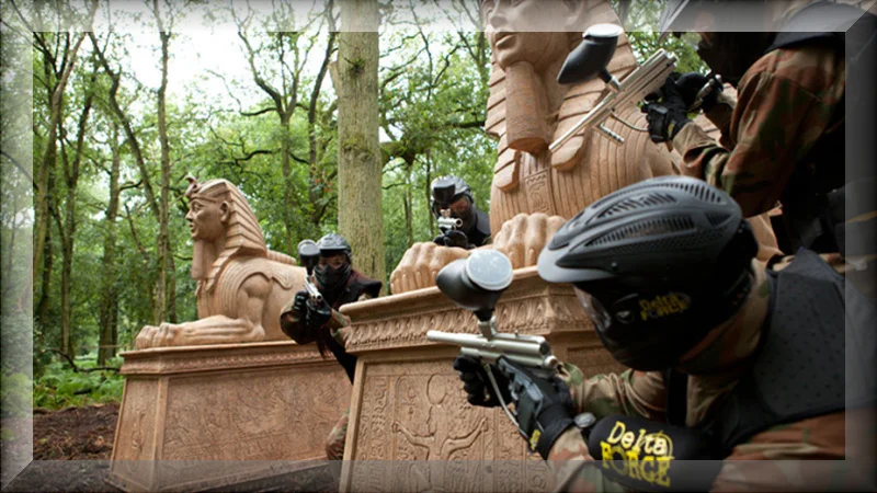 paintballing