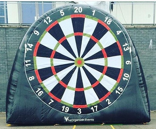 13ft high, 16ft wide, Dartboard
