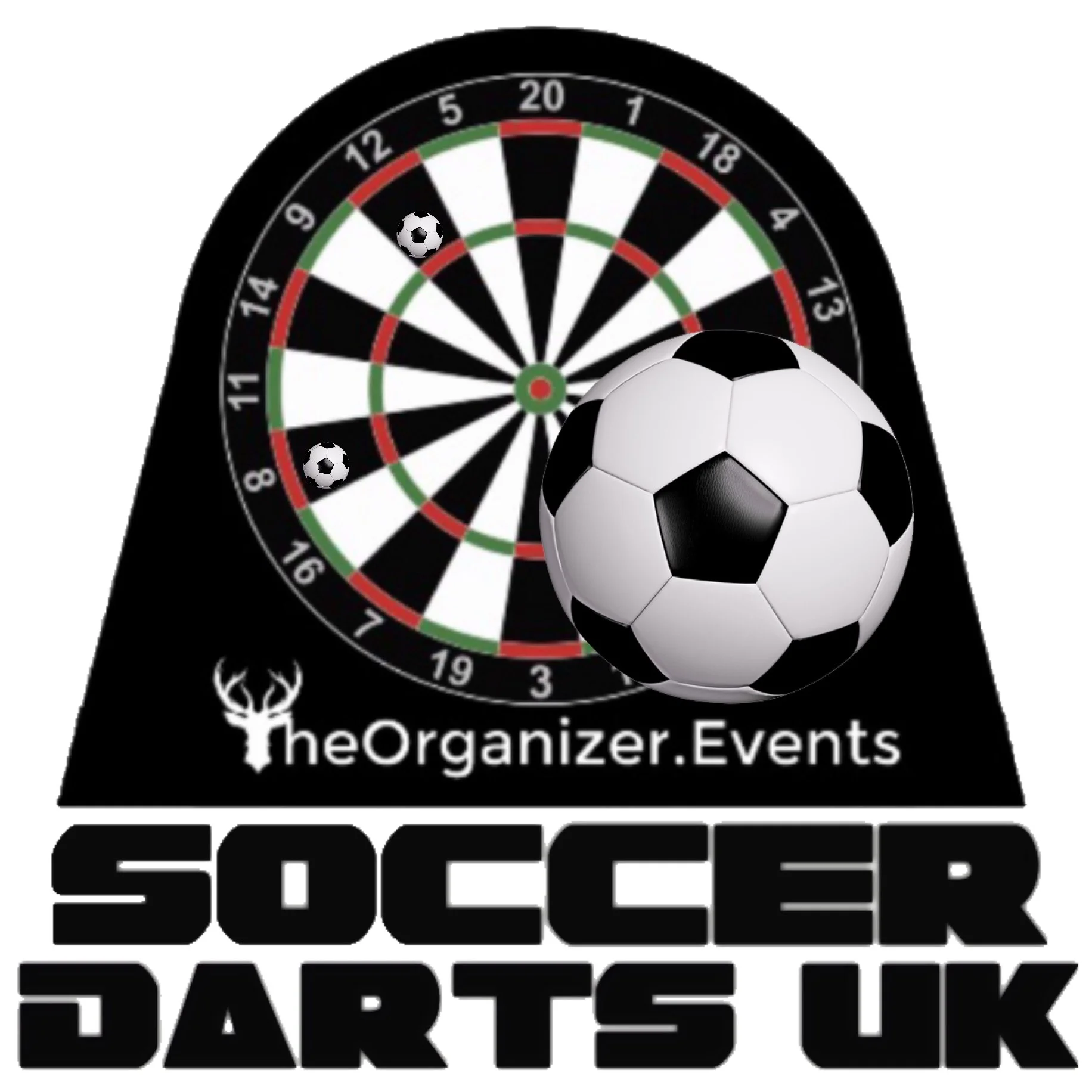 Soccer Darts UK Road Trip   (Small Dartboard)