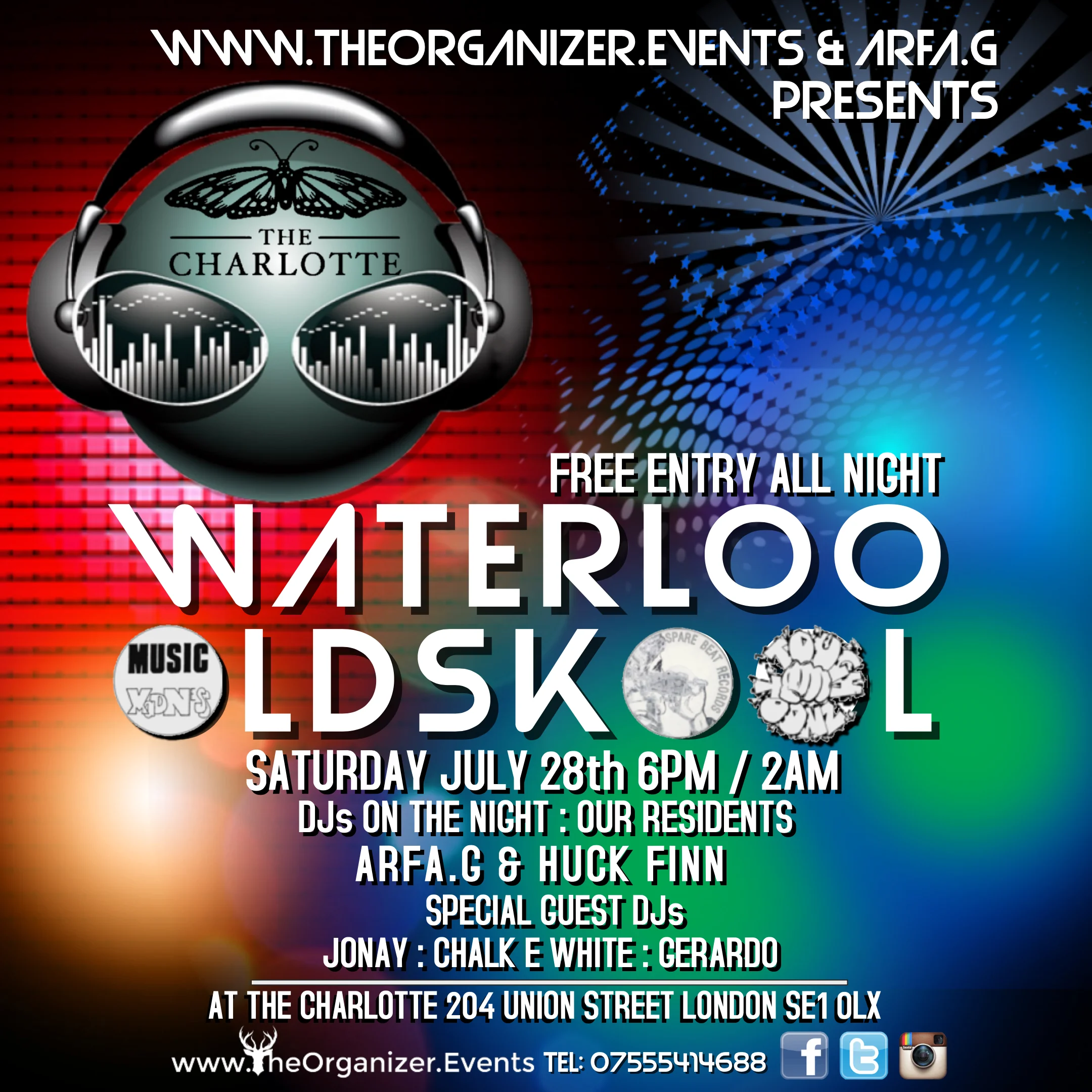 Waterloo Oldskool FREE Entry Event
