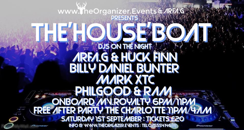 The’House’Boat. Huck Finns Birthday Bash