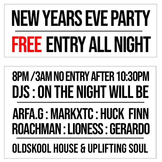 Waterloo Oldskool NYE Party
