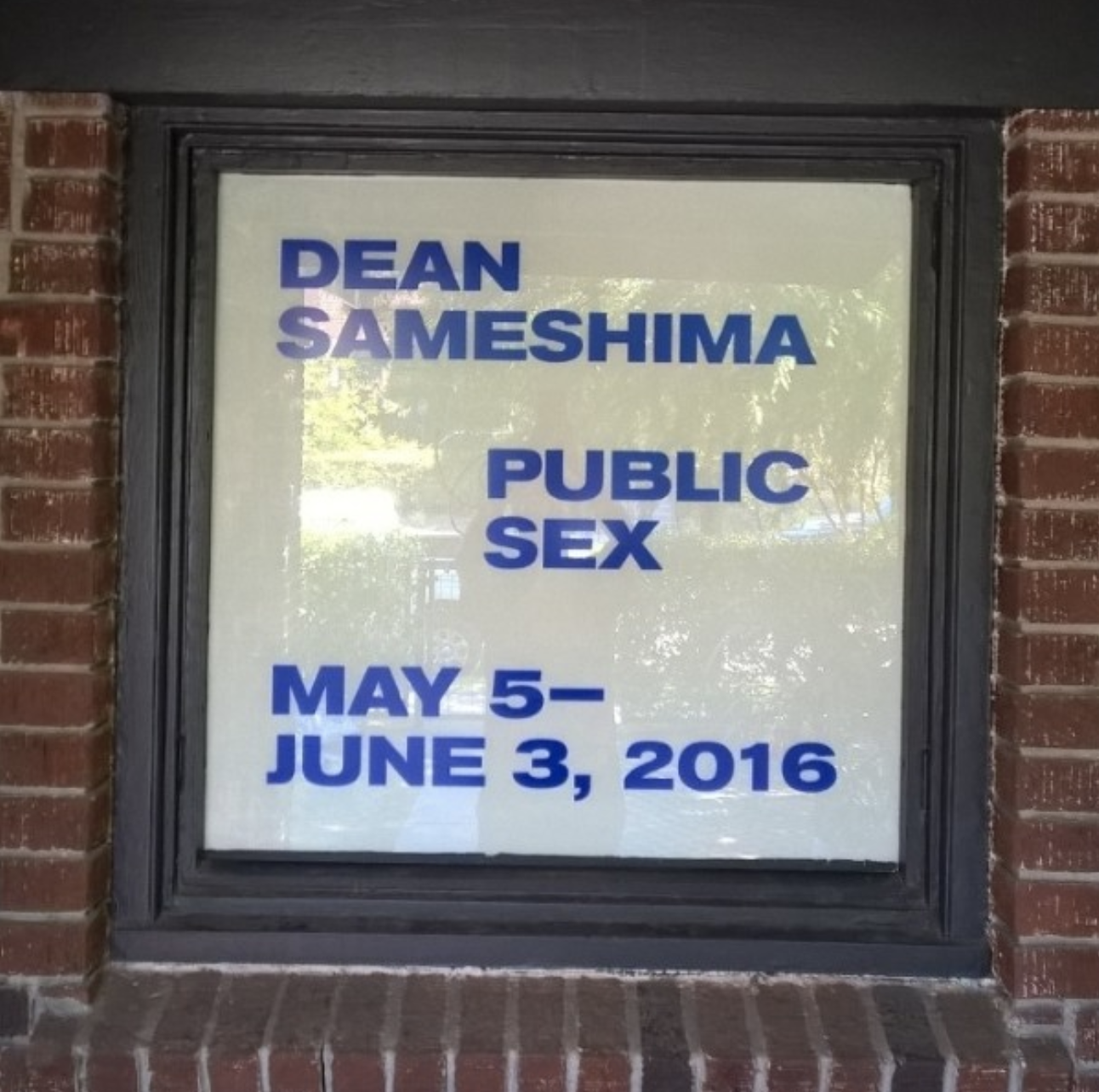 Dean Sameshima: Public Sex