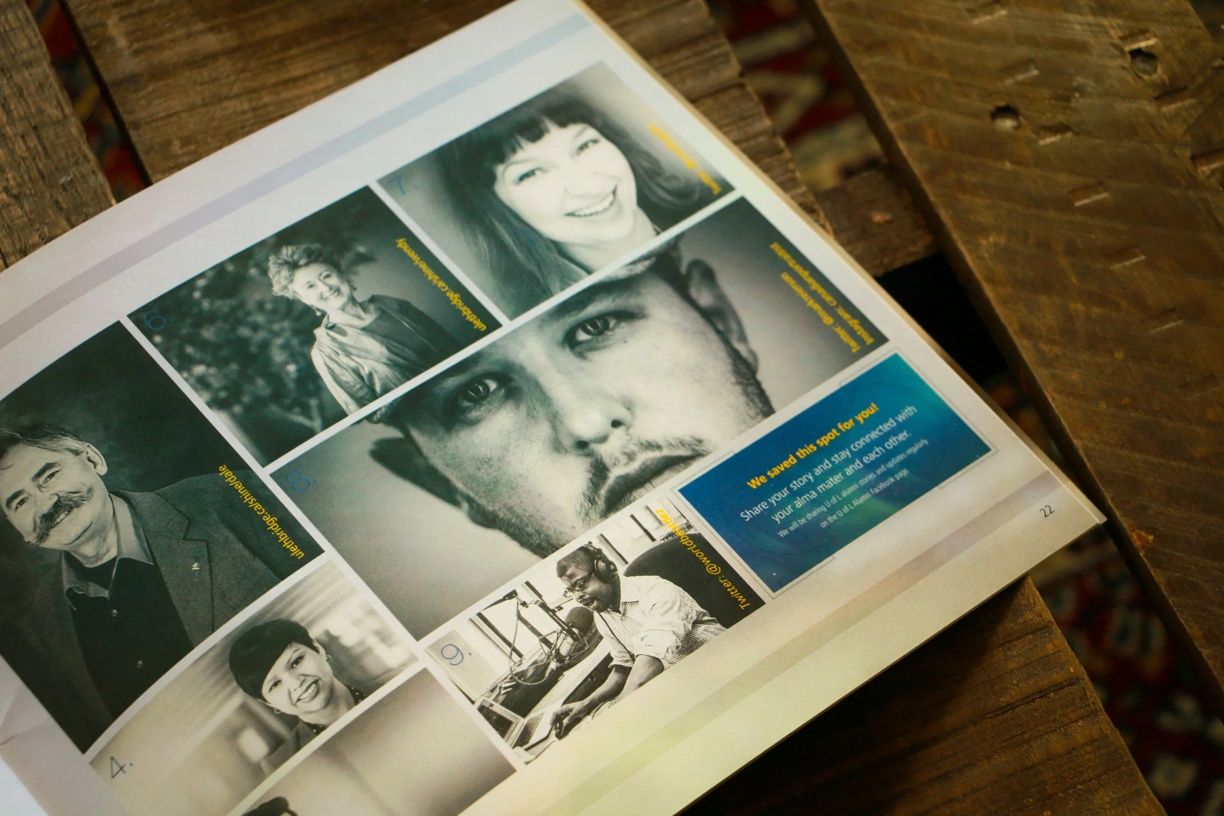 A couple spreads in the book really took advantage of the grid.