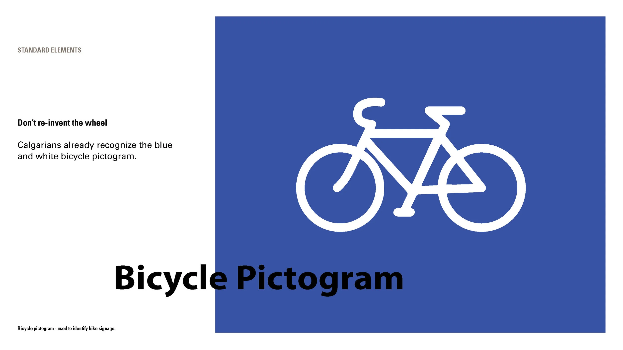 Wayfinding pictograms