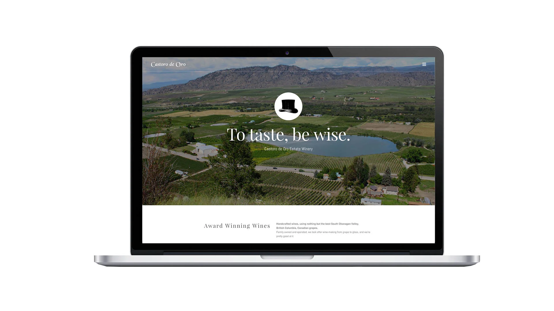 Small winery, big imagery
