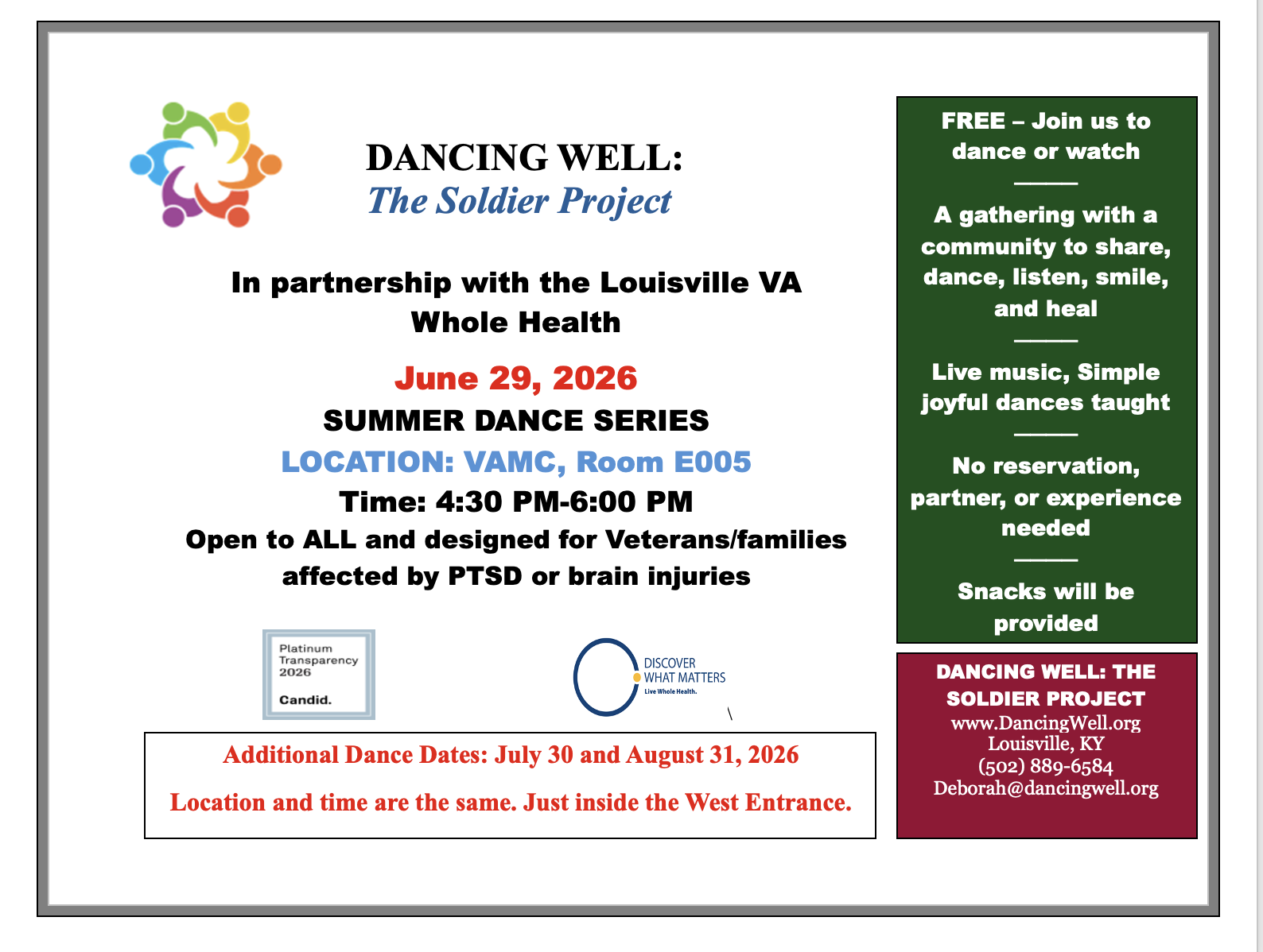 Louisville June America 250 Summer Dance at the VA