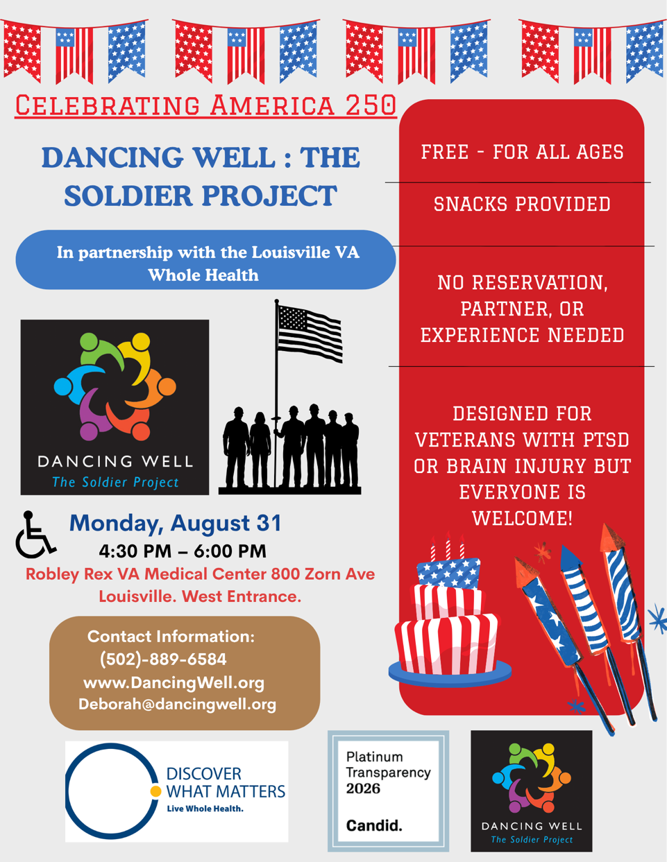 Louisville August America 250 Summer Dance at the VA