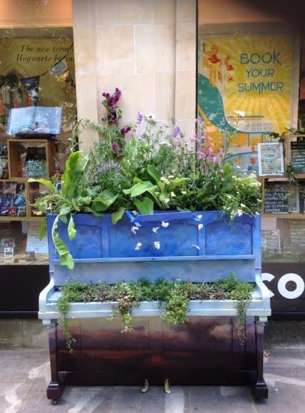 Cheltenham was full of decorated pianos!