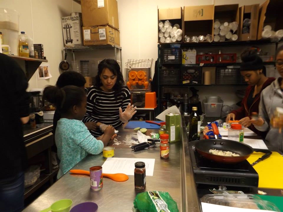 Teen Chef Network cooking class