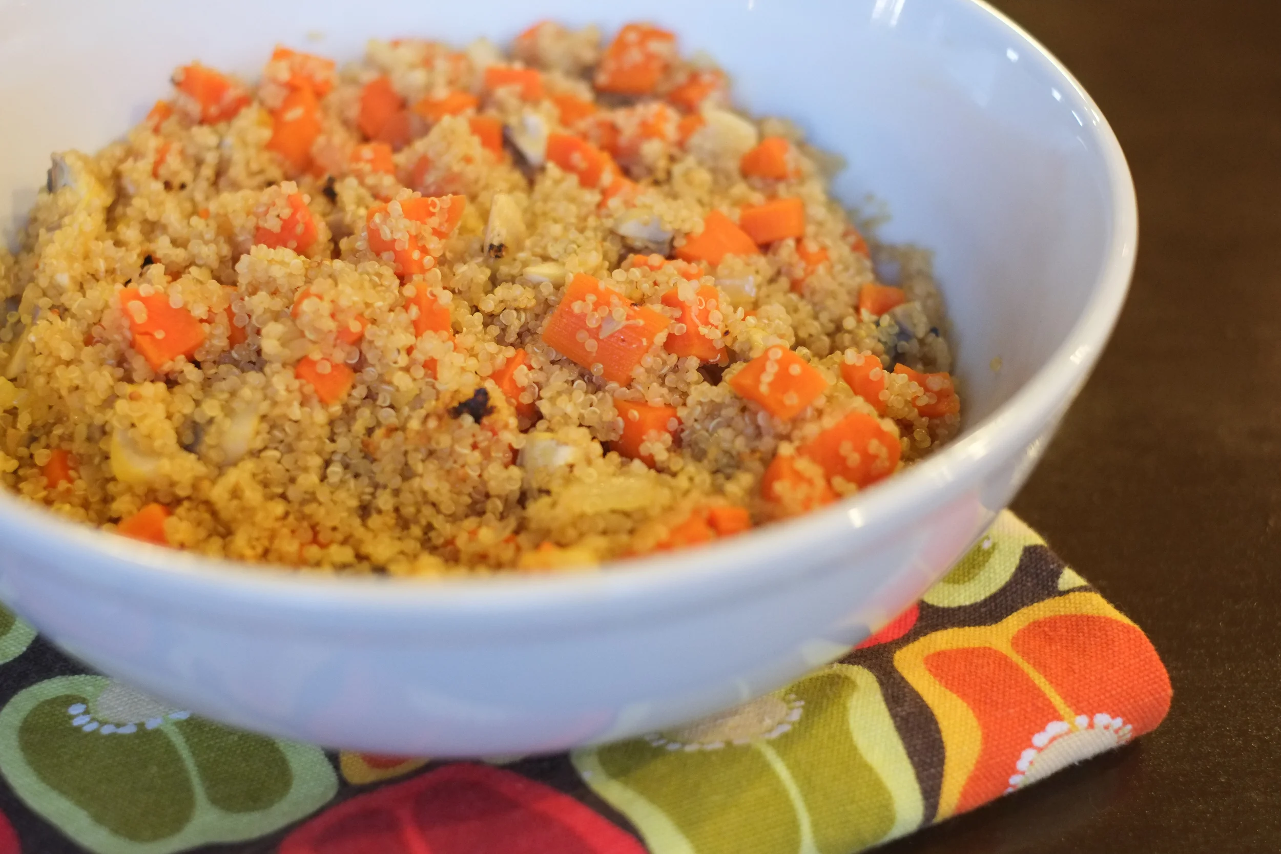 Quinoa Salad and Soy-Citrus Dressing