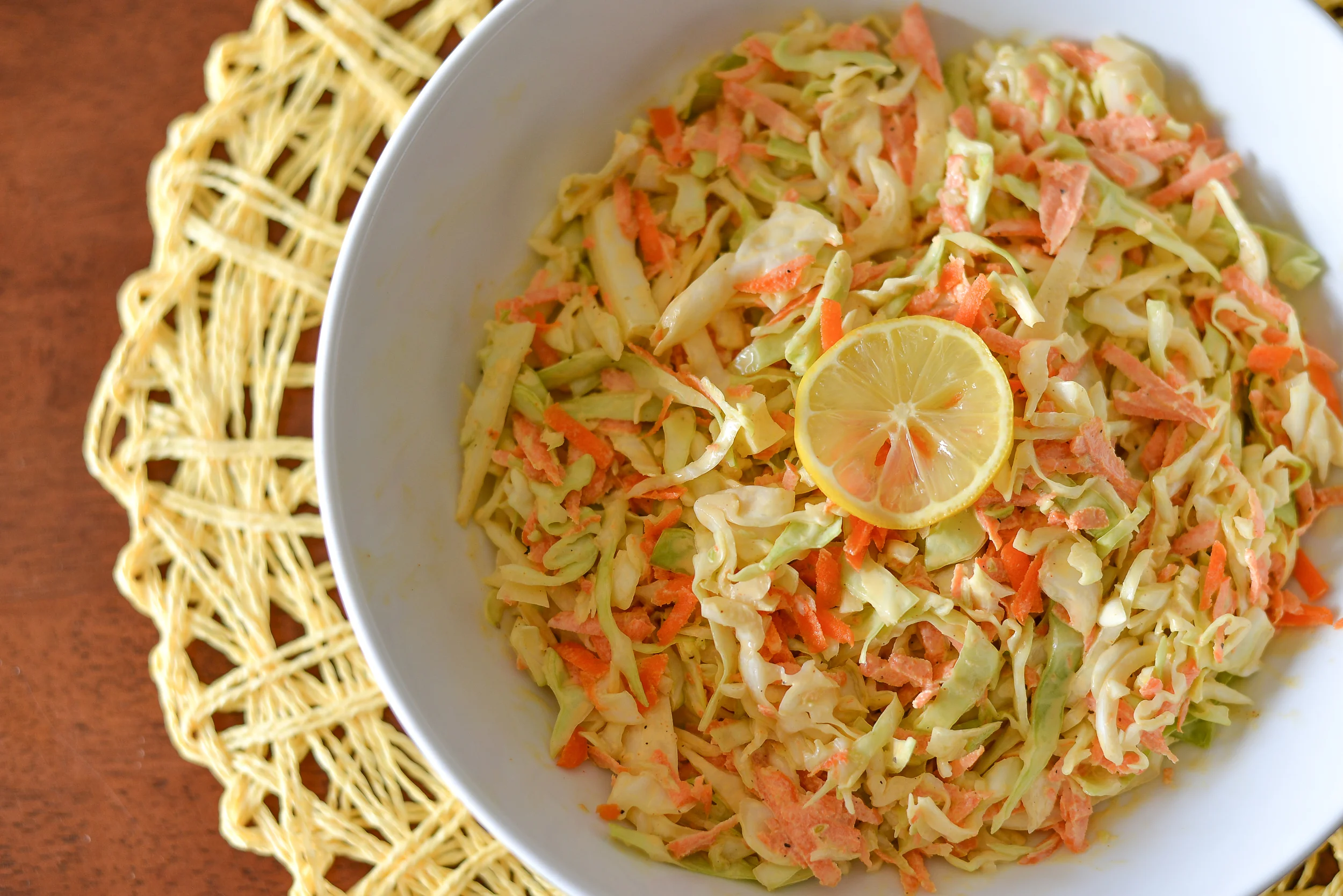 Tangy Coleslaw with Ma-Yo Dressing