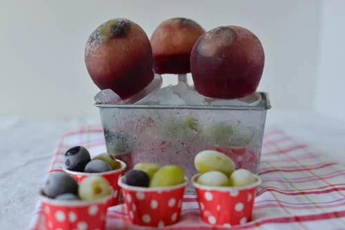 Lemony Grape Juicy Frozen Pops