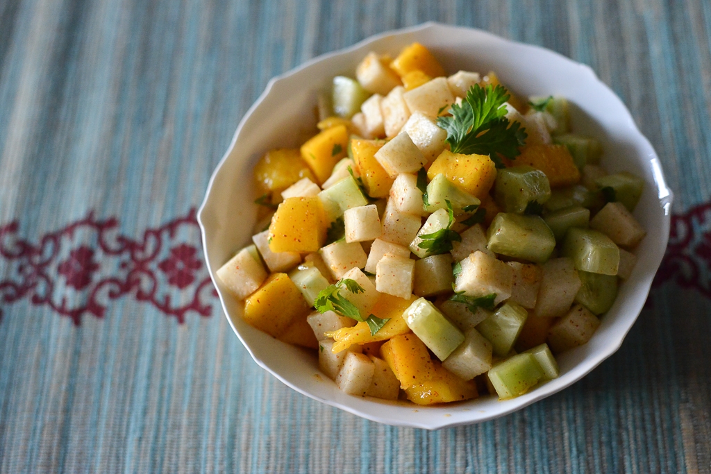 Mango-Ji-Cumba Salad with Chile Lime Dressing