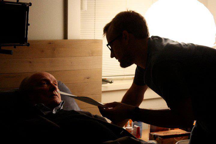 Working with the fantastic Jerry Turman on the set of Cinnamon .