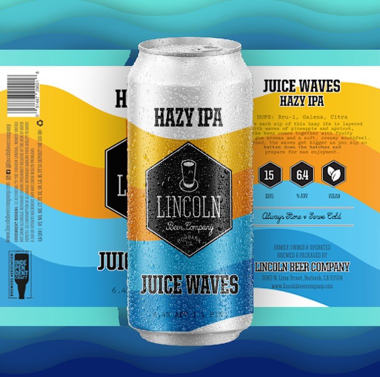 With this warmer weather comes fresh batches of Juice Waves Hazy IPA. At 6.5% ABV, this hazy packs a tasty punch with notes of citrus and pineapple juice flavors from Bru-1, Citra and Galena hops. Available on draft and in cans starting Friday! 

Tap