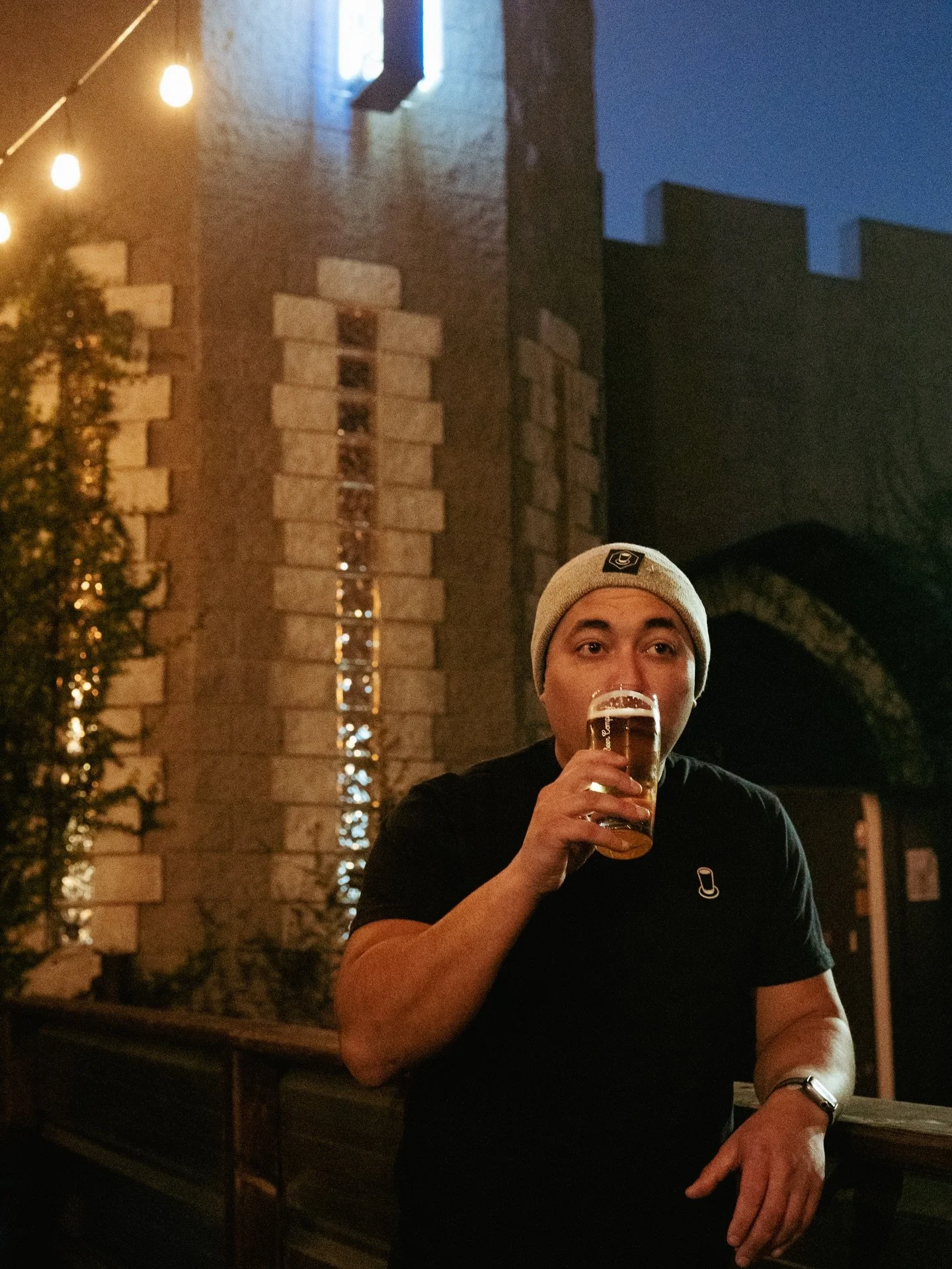 Bartender by trade, merch model by circumstance. 

Sip in style and grab your LBC beanies and tees in the taproom today!