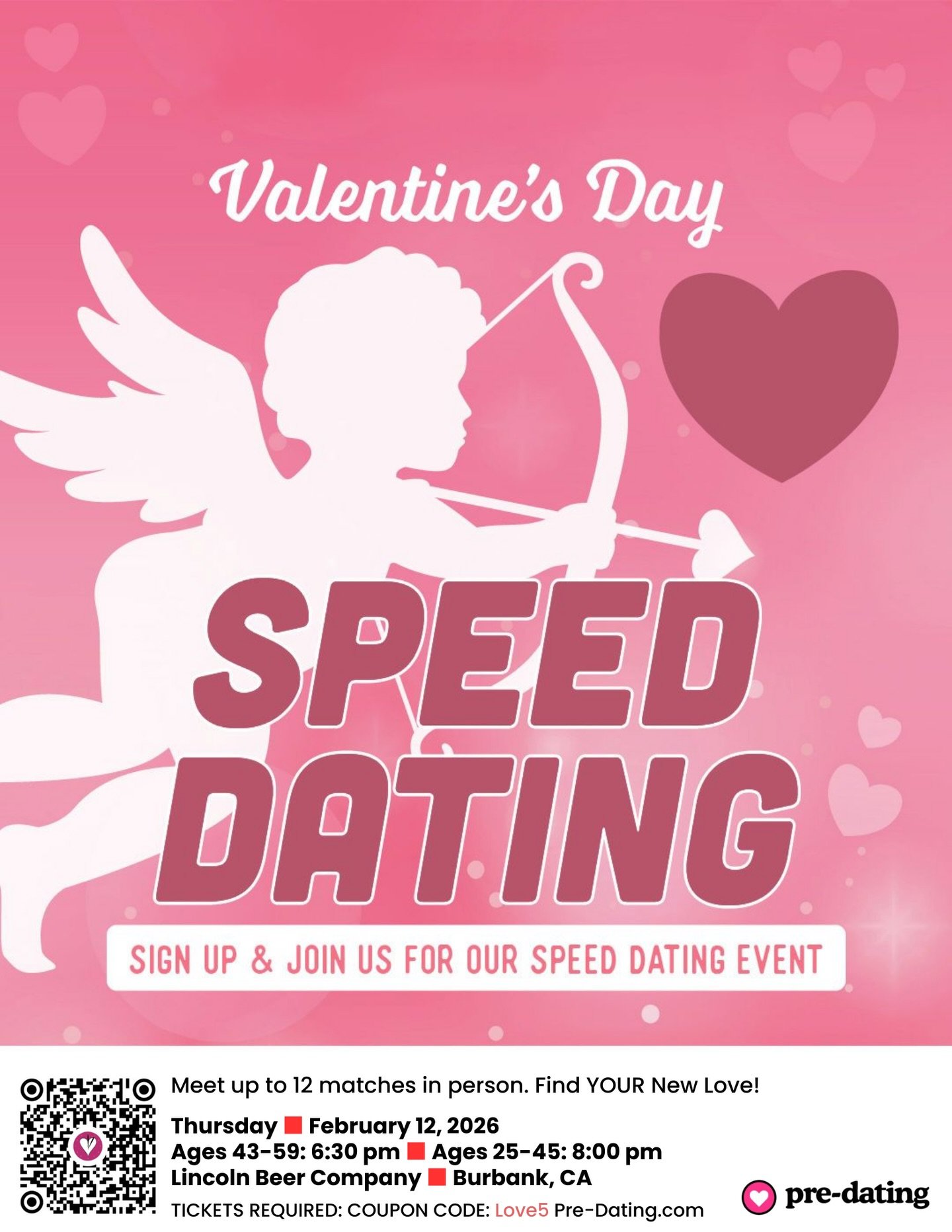 Love is on tap this Valentine&rsquo;s Day! 💕 Join at us Lincoln Beer Company for a laid-back Speed Dating Night where great beer meets great conversation. Skip the swiping, grab a pint, and see who you vibe with! 

Happening February 12th at the tap