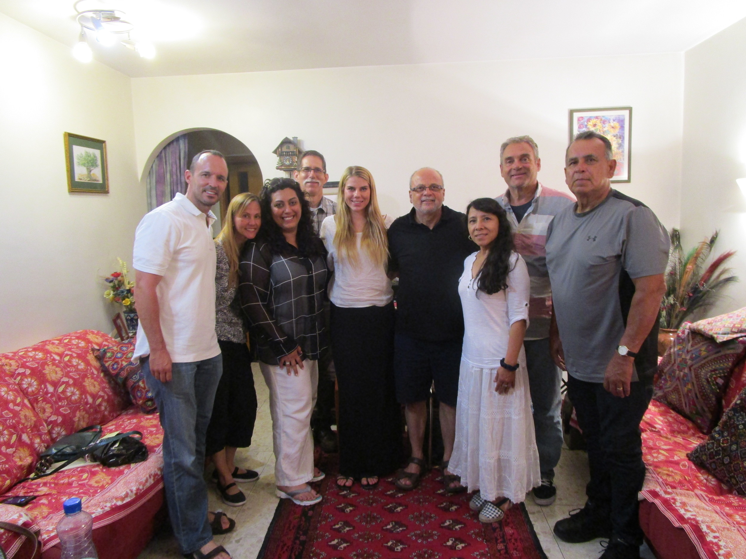  Team Israel, pictured here with Musalaha founder, Salim. 
