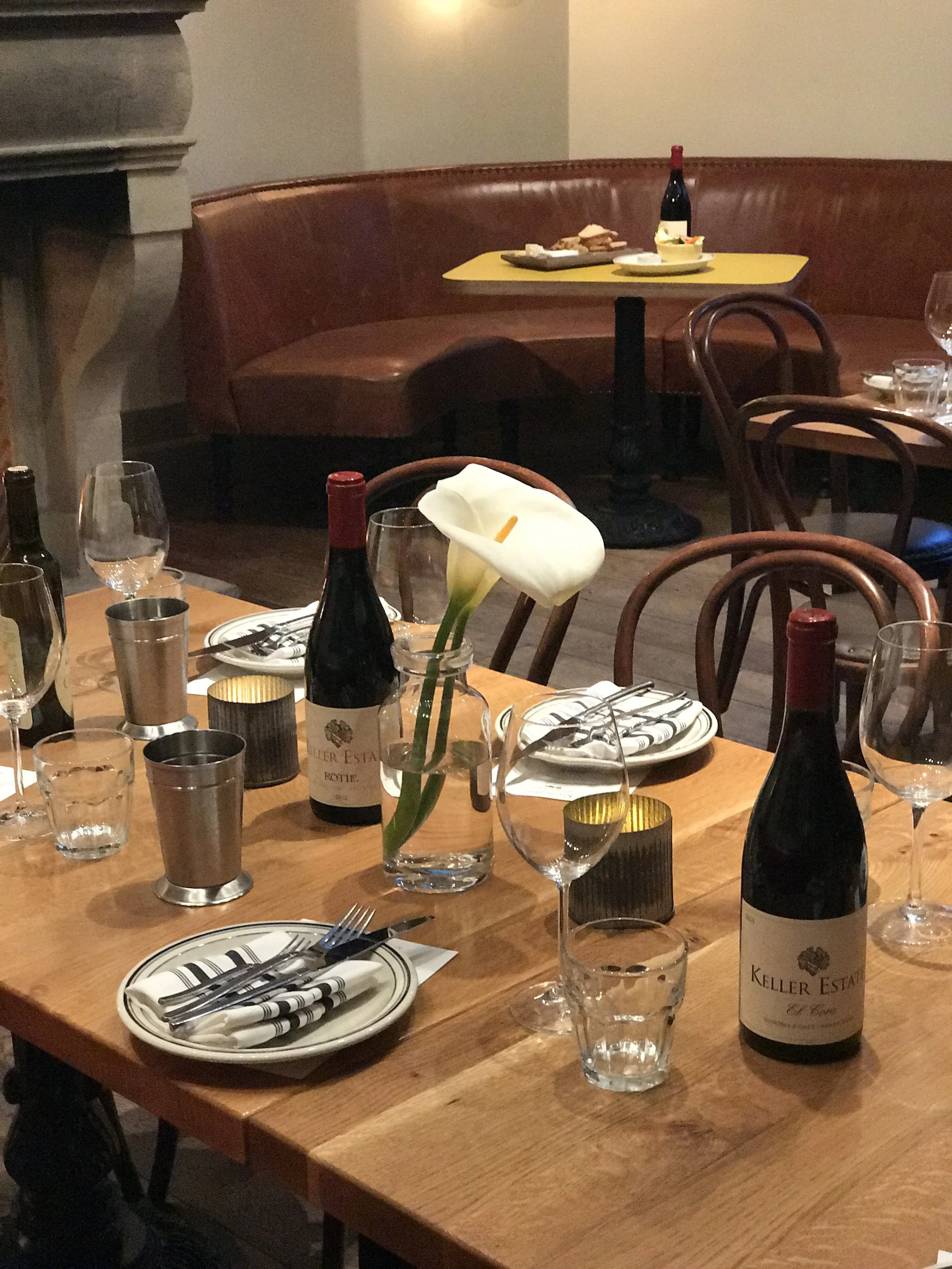 Winemaker dinner with Keller Estates at Belga, San Francisco