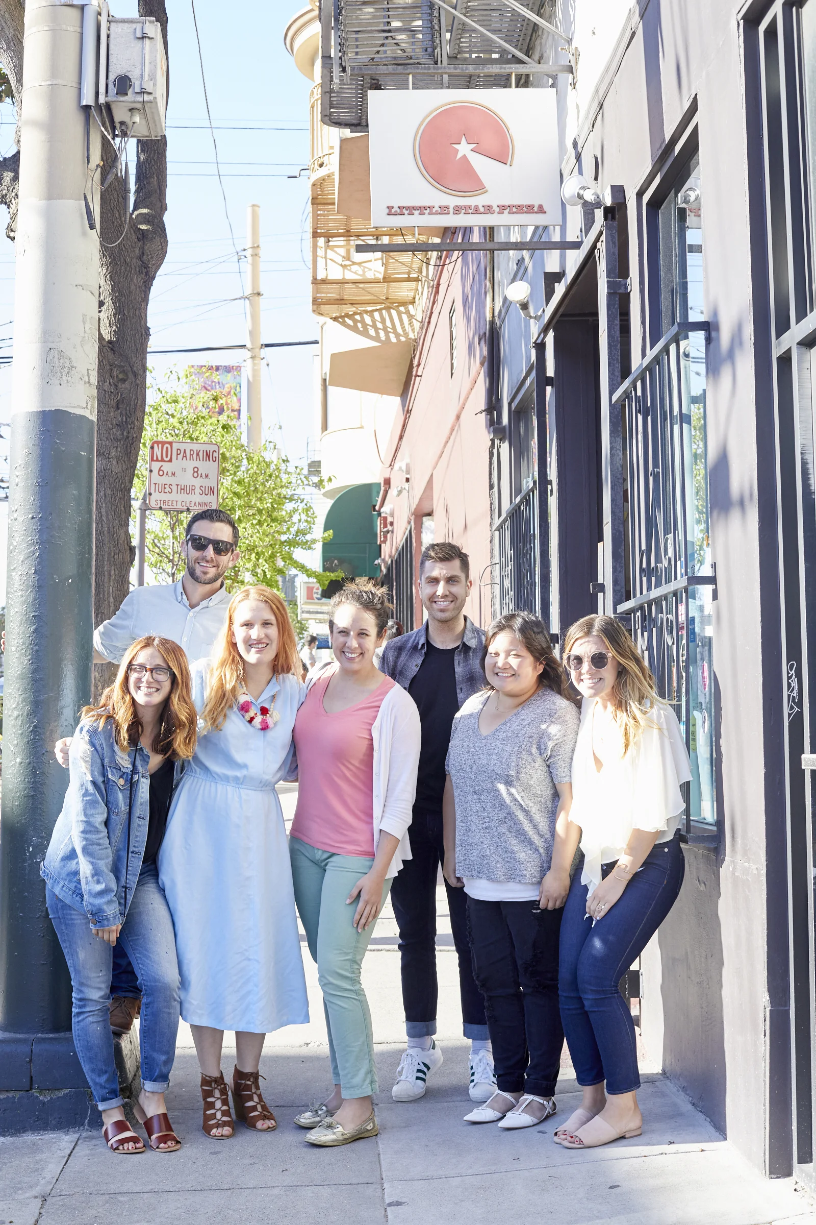 Bloggers Pizza Party at Little Star Pizza Divisadero
