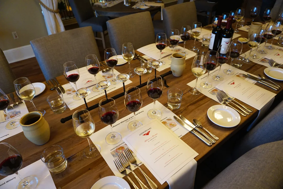Arrowood Vineyards &amp; Winery Blogger Afternoon Food &amp; Wine Pairing