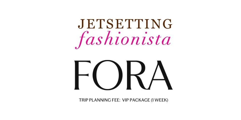 FORA VIP Trip Planning Fee (1 week)