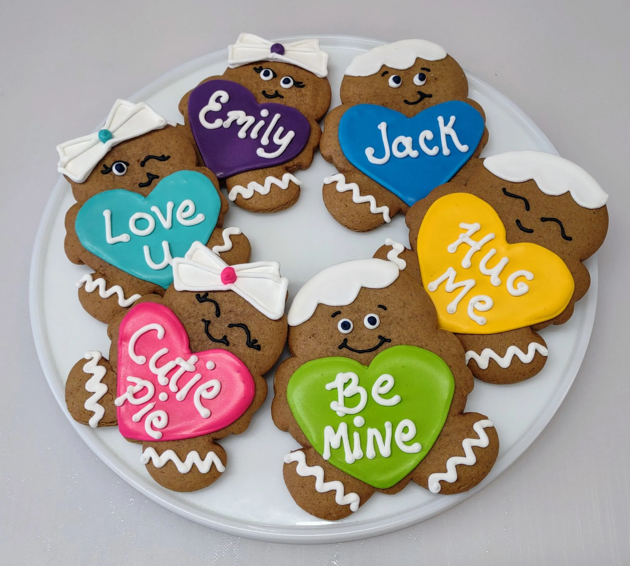 Gingerbread Valentines Cookies