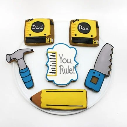 Father's Day Tool Cookies from the Gingerbread Factory