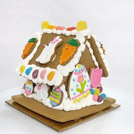 5.5" Easter Egg Gingerbread House