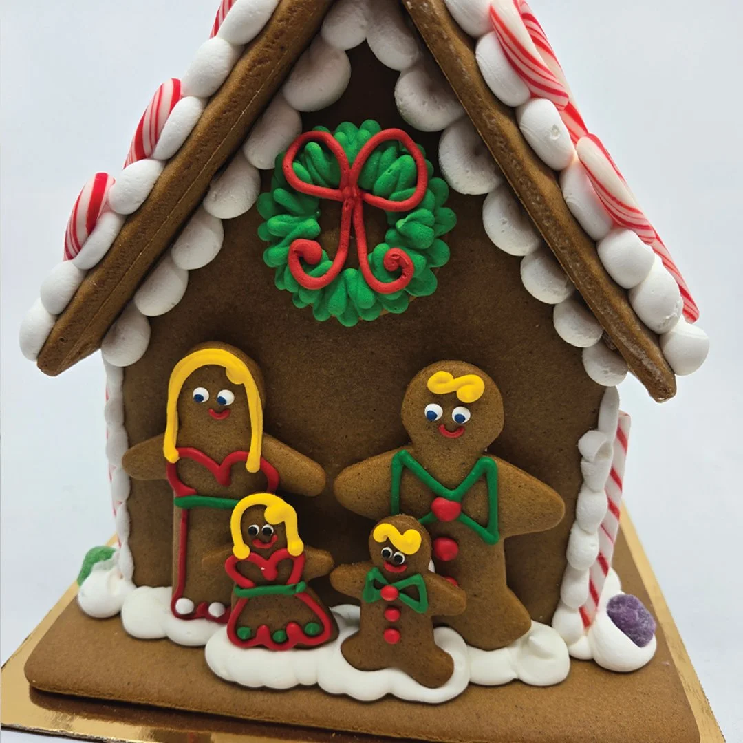 9.5" Decorated House from the Gingerbread Factory