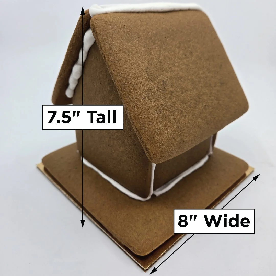Ready-to-Decorate 7.5 inch Gingerbread House from the Gingerbread Factory