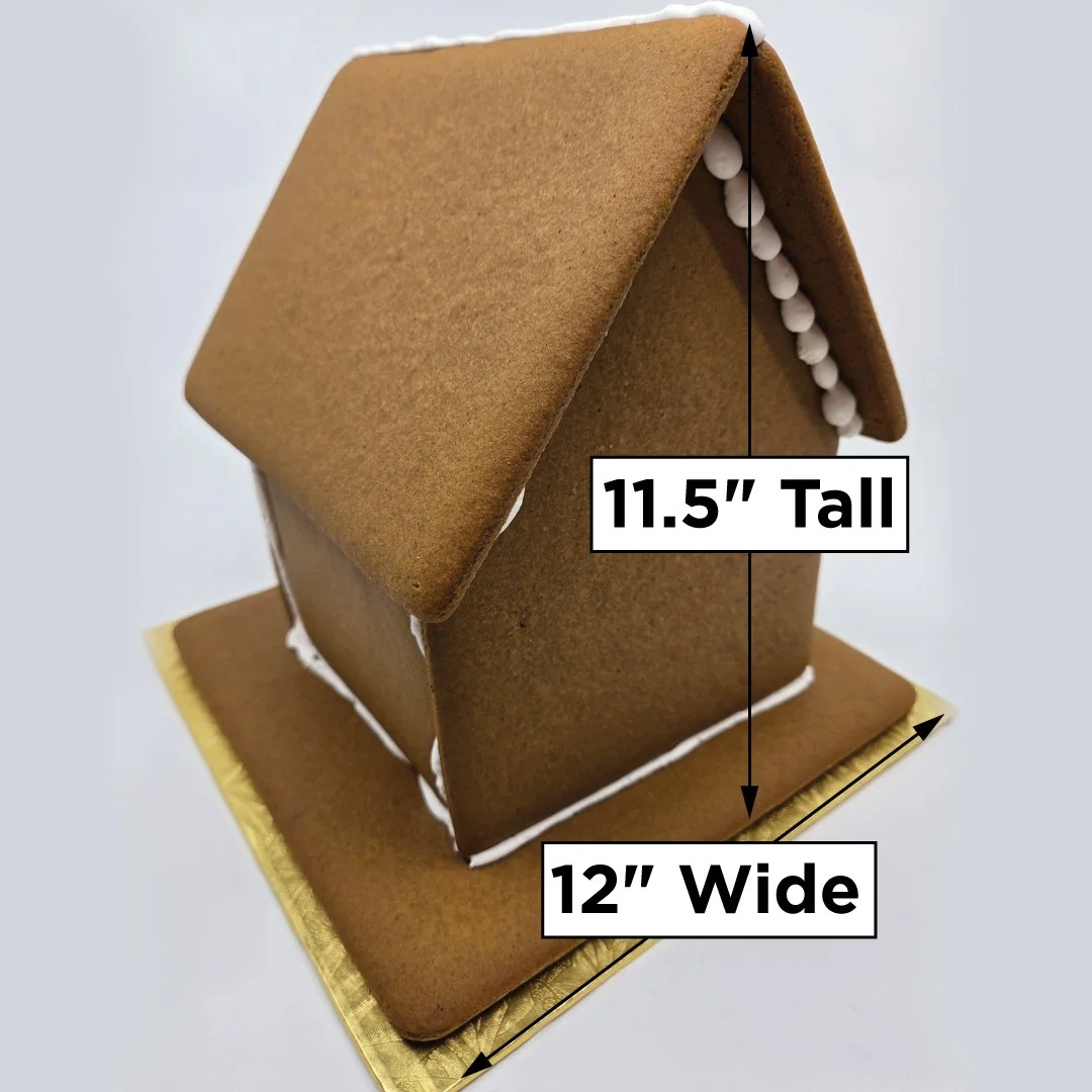 11.5 Undecorated Gingerbread House
