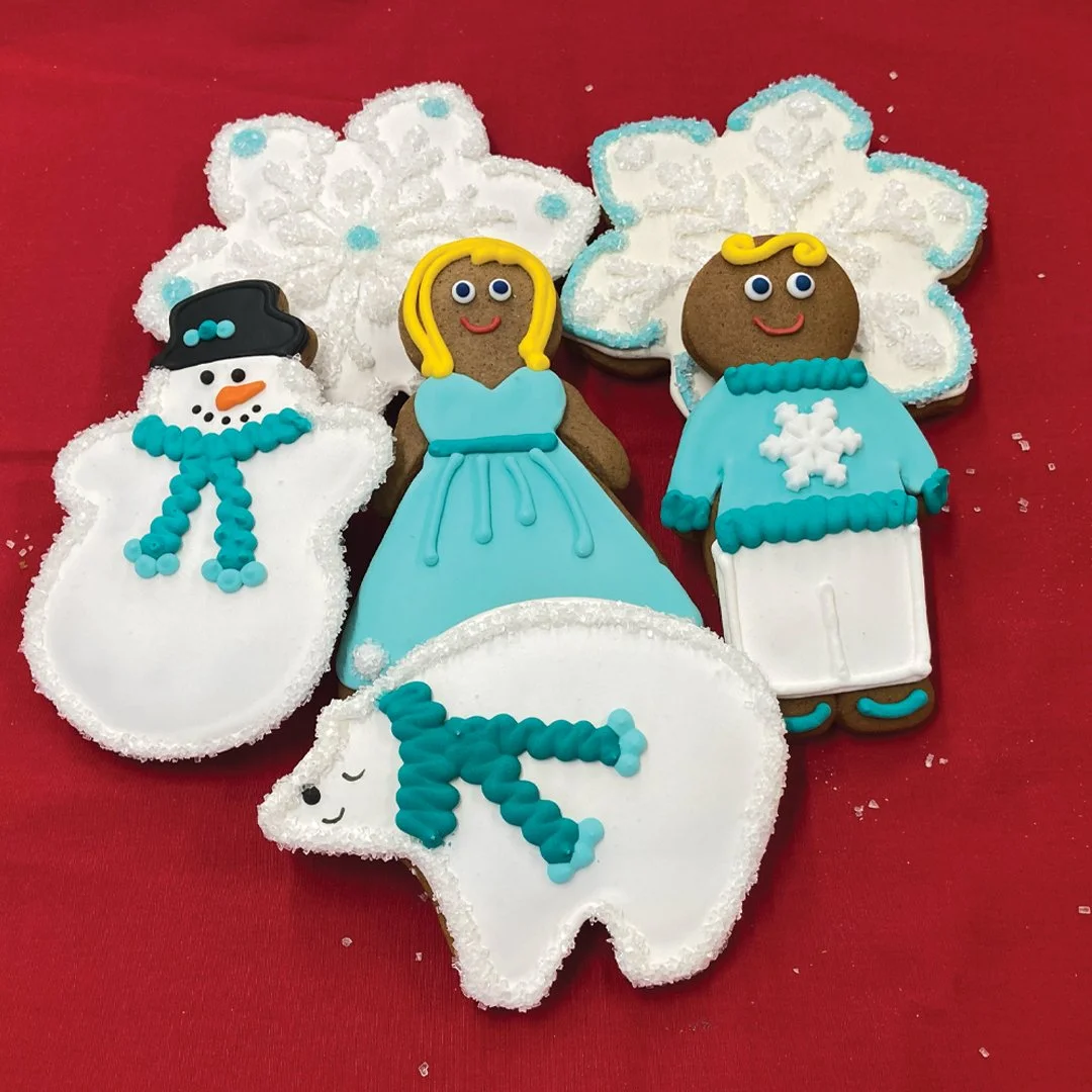 Winter Wonderland Cookies from The Gingerbread Factory