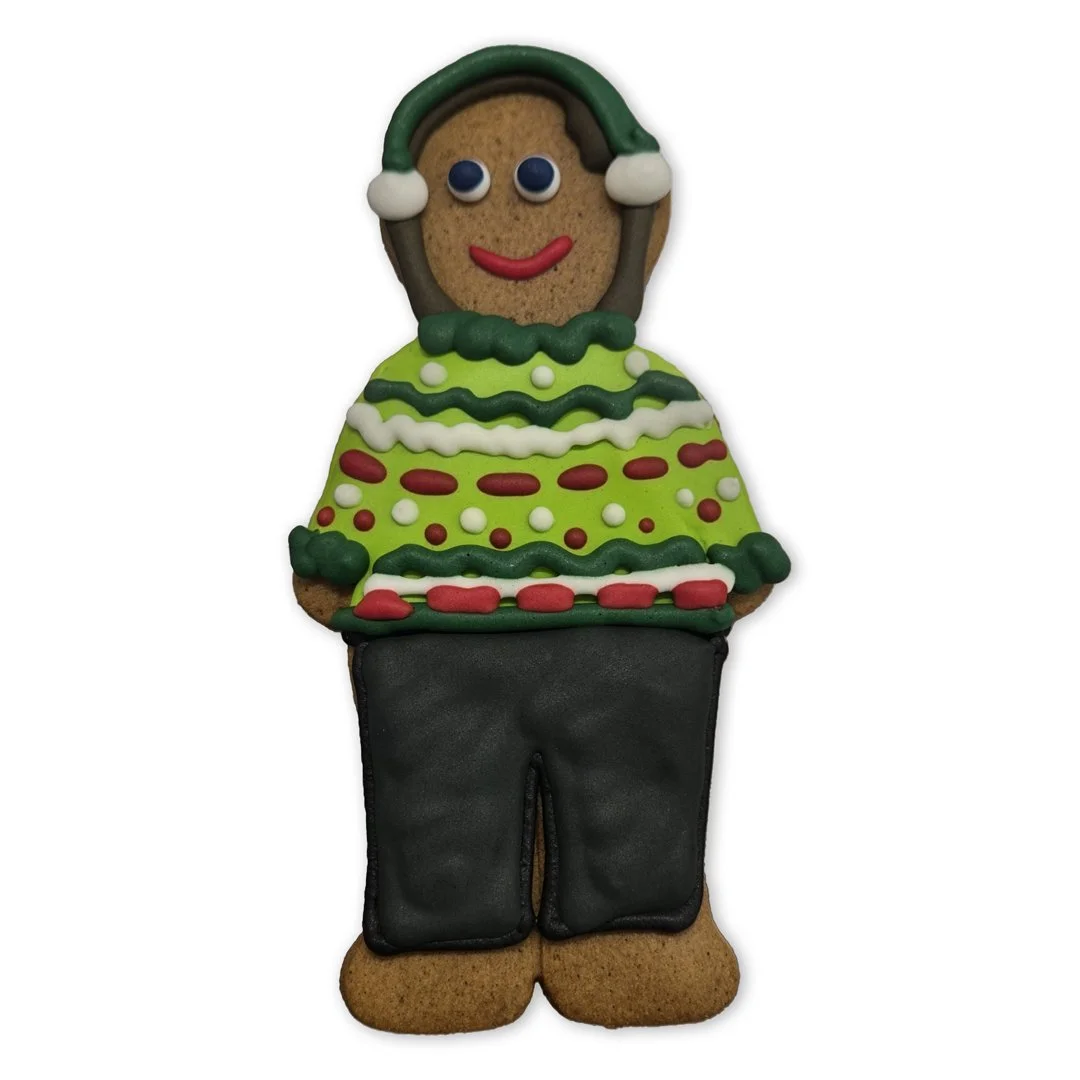 Gingerbread Adults for 11.5” Deluxe House Add-Ons