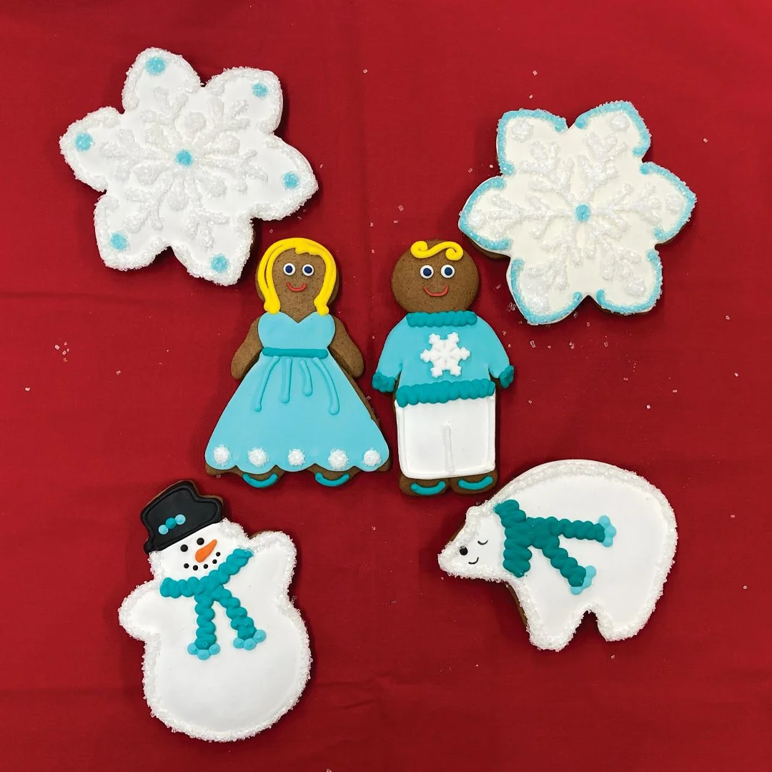 Decorated winter cookies - GBF