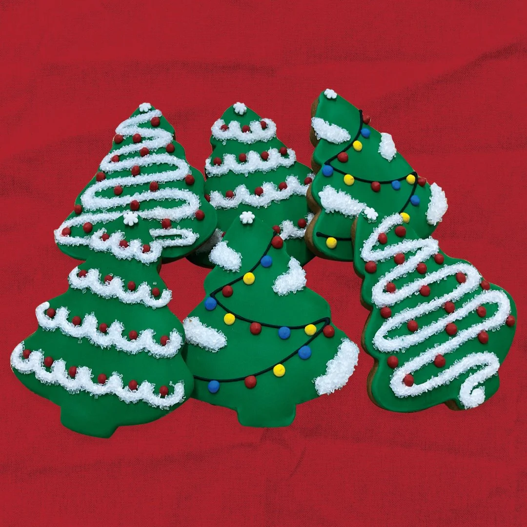 Christmas Tree Cookies from The Gingerbread Factory