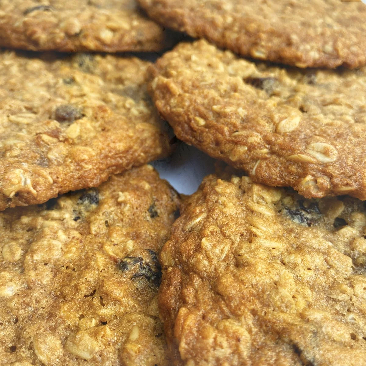 Oatmeal Raisin Cookies from GBF