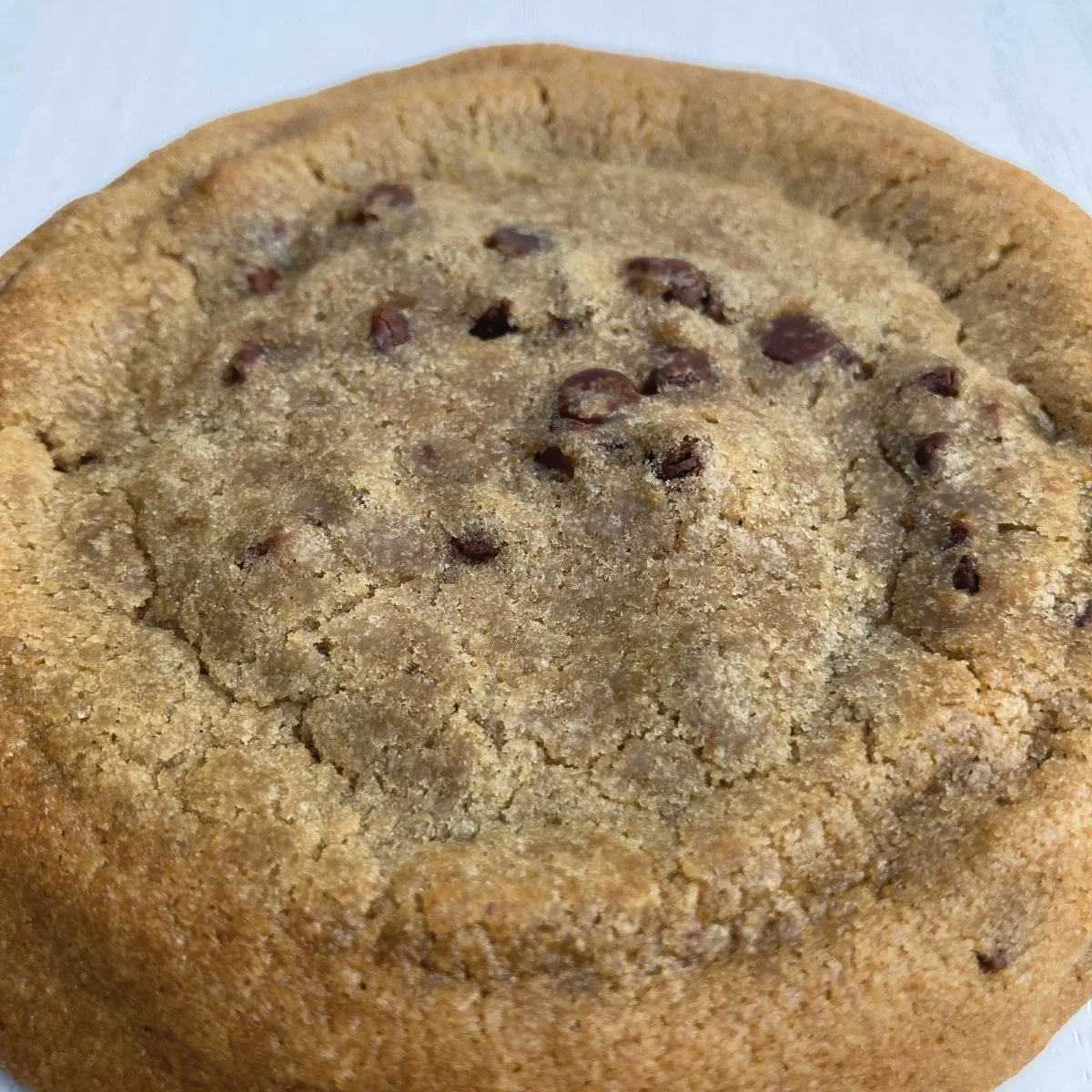 Chocolate Chip Cookies from The Gingerbread Factory have crispy edges and soft centers