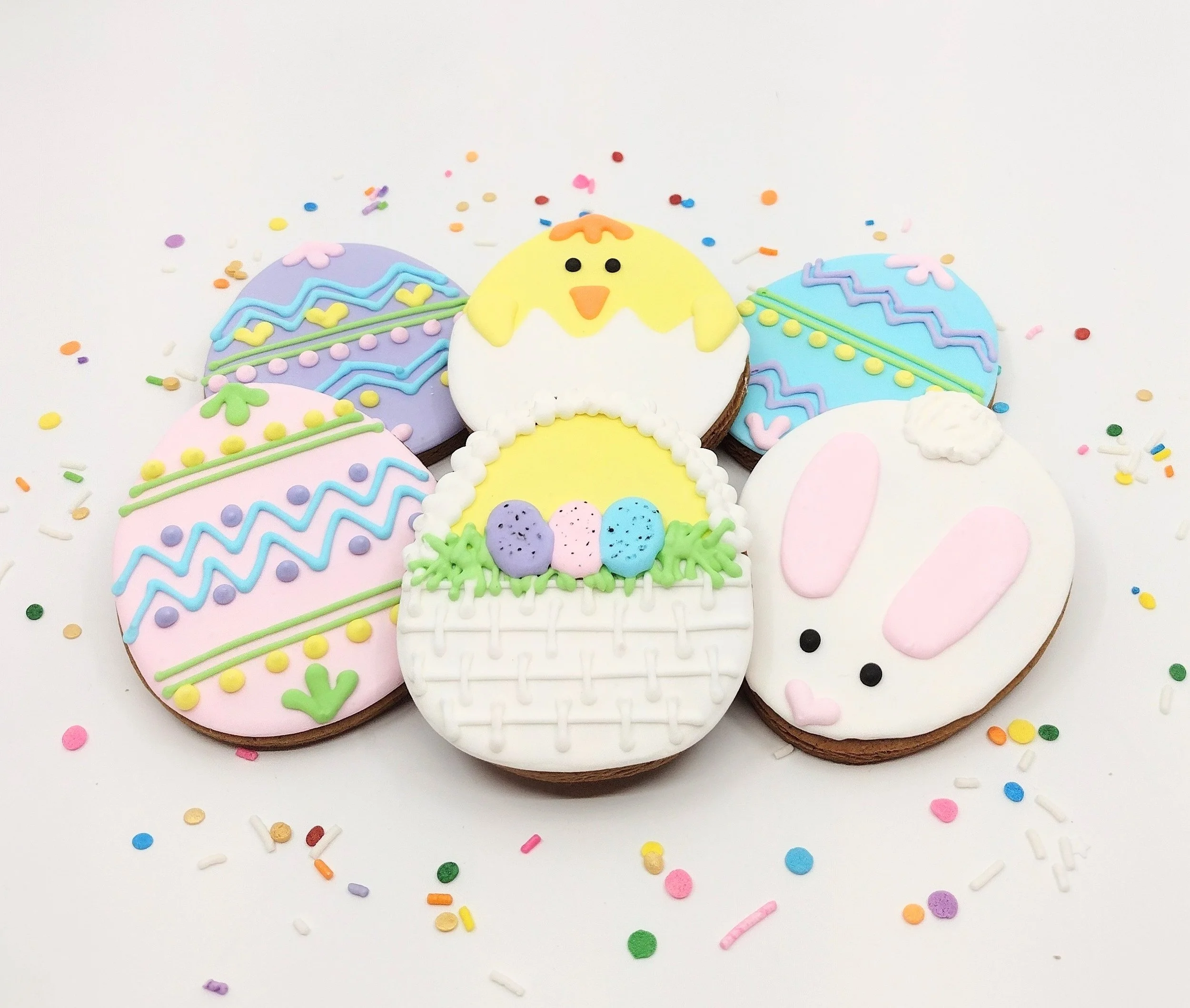 Easter Assortment Decorated Cookies