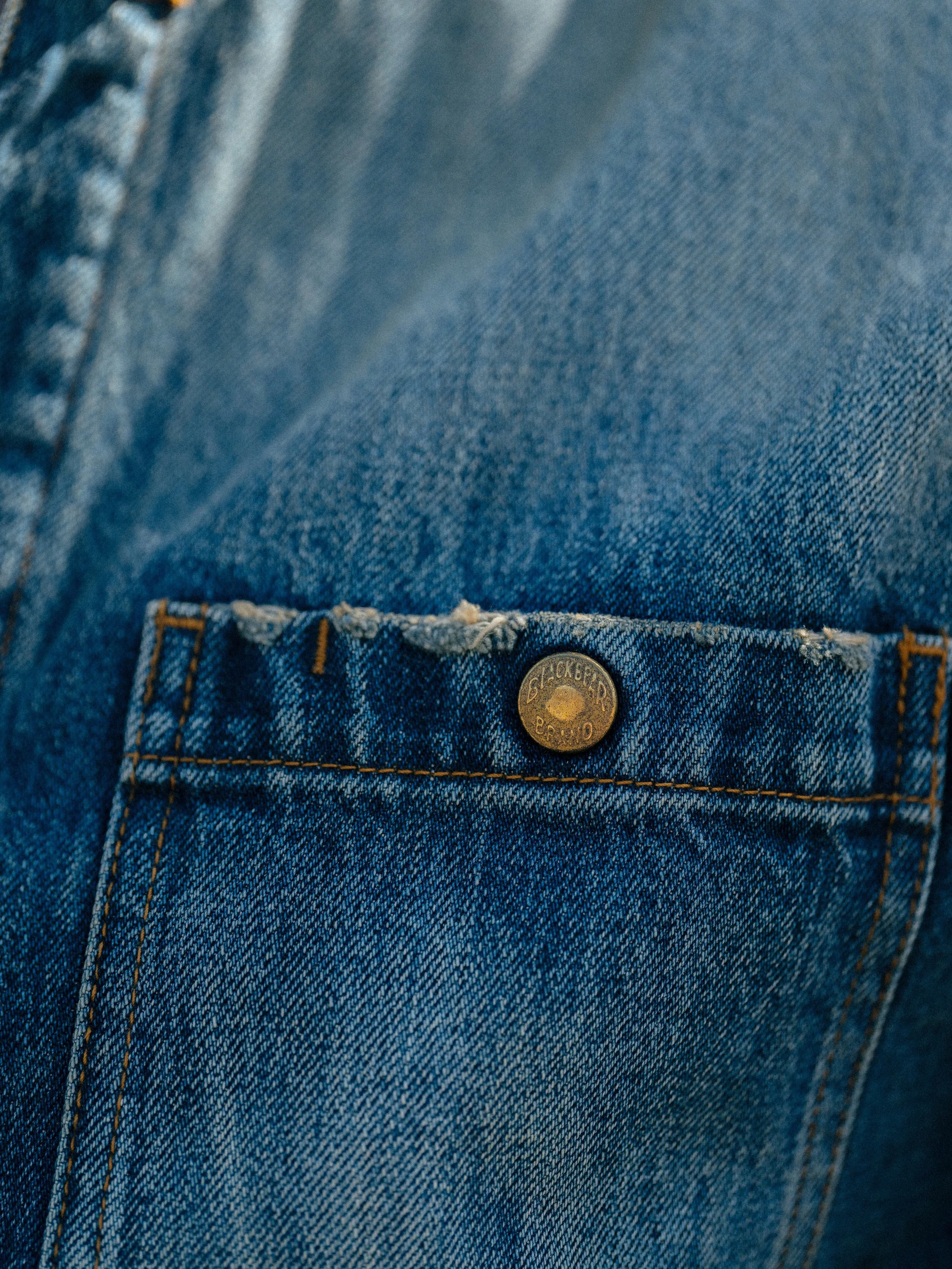 Black Bear Brand WINTER Washed Denim Chore Coat